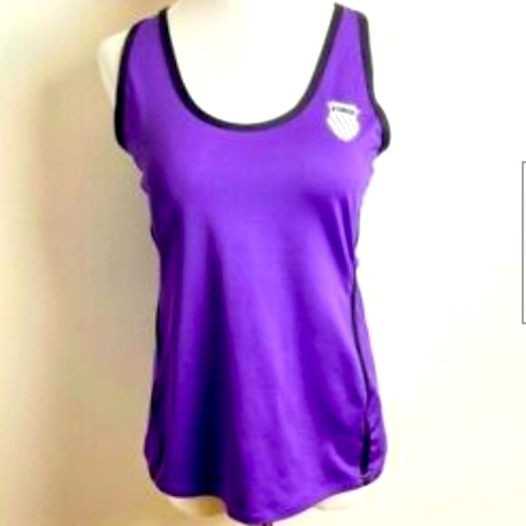K-Swiss | Purple Athletic Tank Top - Picture 1 of 6